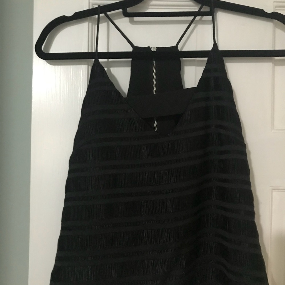 Black tank top